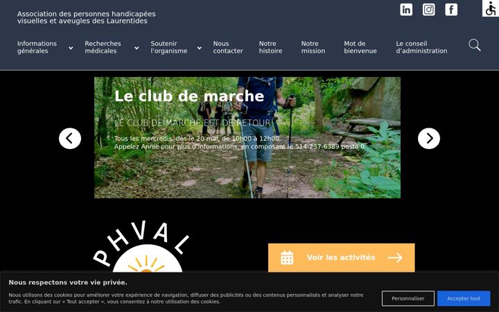 Screenshot of aphval.ca