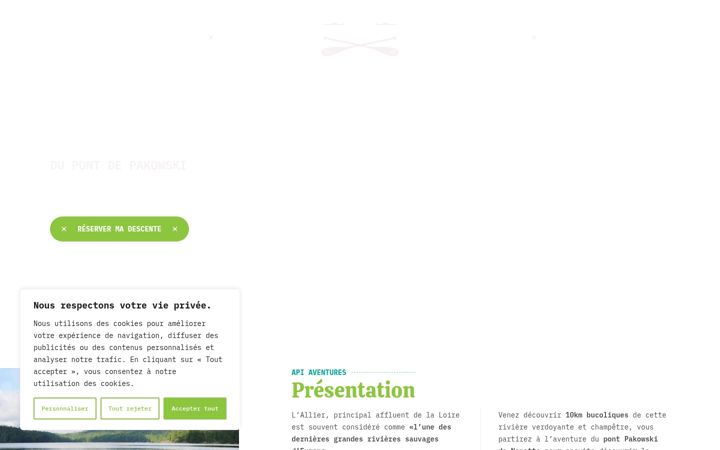 Skærmbillede af api-aventures.fr