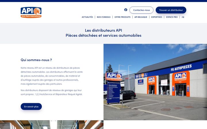 Screenshot ta' api-belgique.be