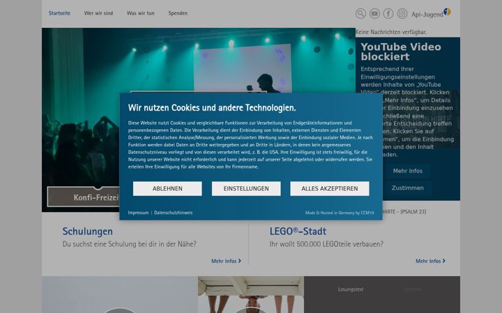 Screenshot of api-jugend.de