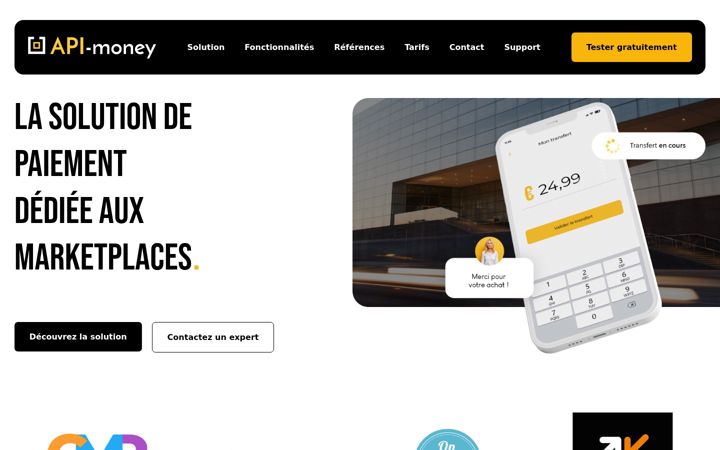 Screenshot of api-money.com