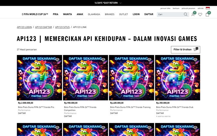 Screenshot of api123bet.org