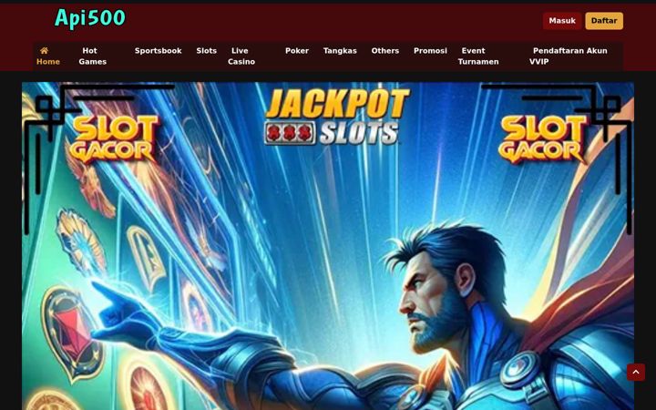 Screenshot of api500.net