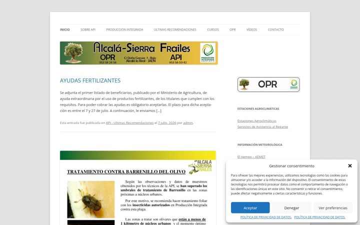 Screenshot του apialcala.com
