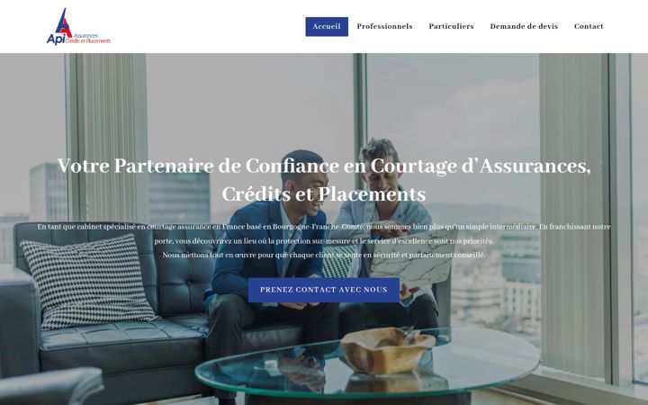 Screenshot of apiassurances.fr