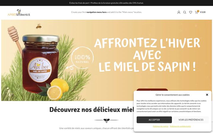 Screenshot di apibeesabmails.be