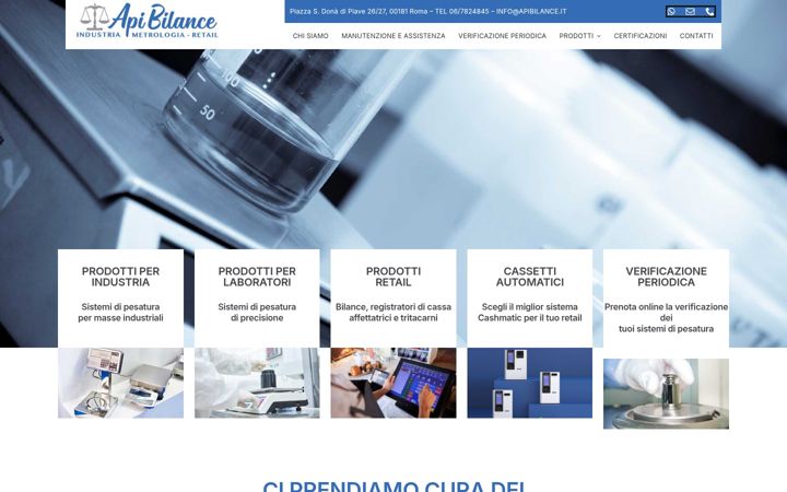 Screenshot di apibilance.it