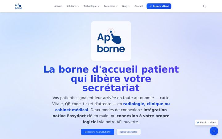 Screenshot of apiborne.com