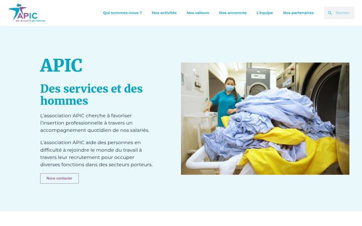 Screenshot di apic54.fr
