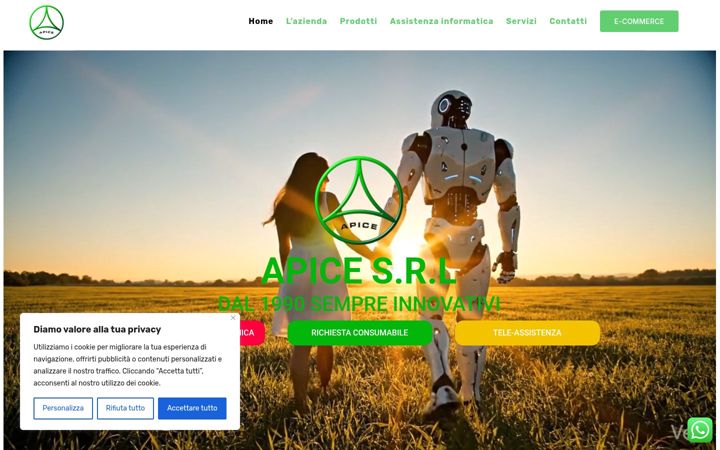 Screenshot of apice.com