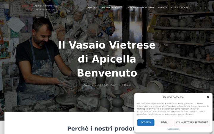 Screenshot di apicellabenvenuto.it