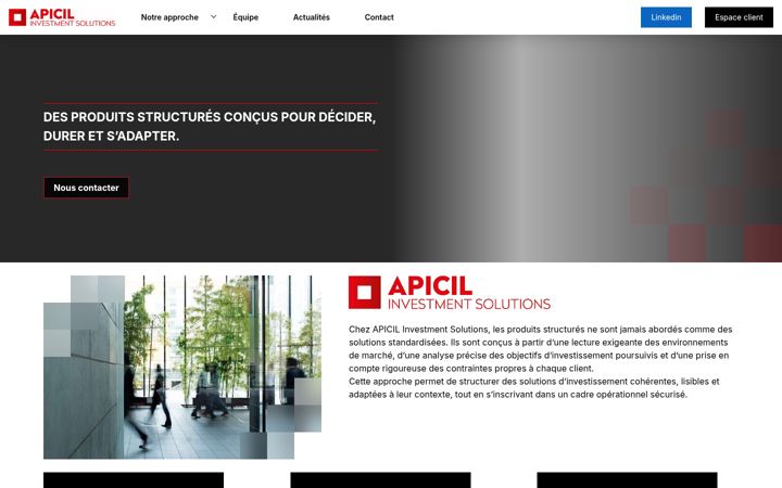 Captura de ecrã de apicil-is.com