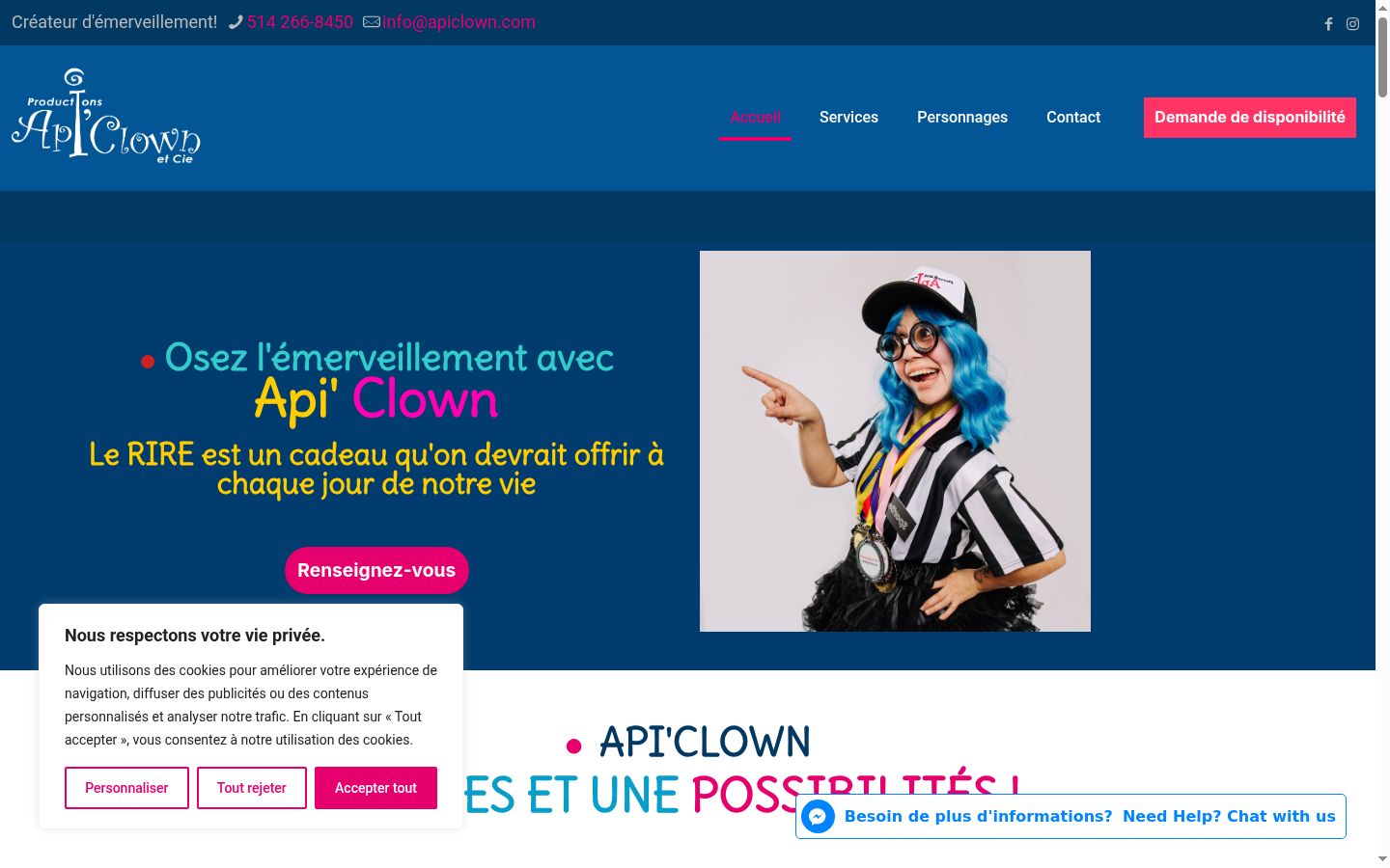 Screenshot des Einwilligungsbanners vor jeglicher Interaktion