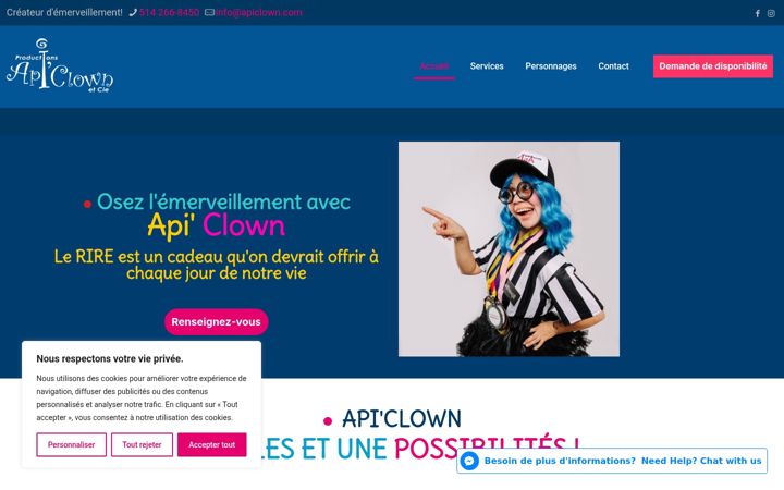 Screenshot of apiclown.com