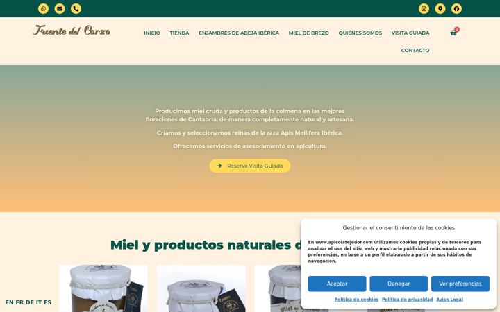 Screenshot of apicolatejedor.com