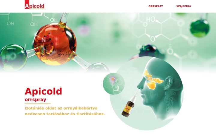 Screenshot of apicold.hu