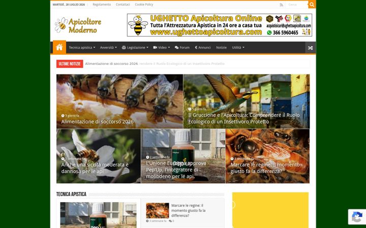 Screenshot of apicoltoremoderno.it