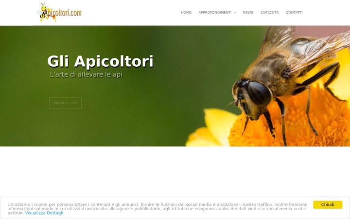 Screenshot of apicoltori.com
