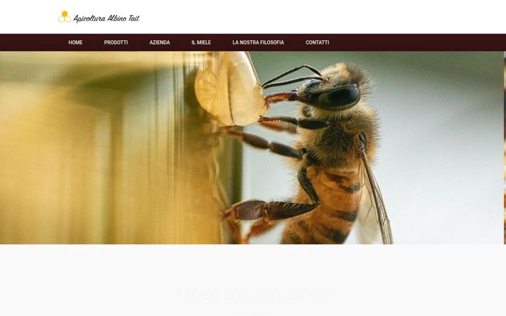 Screenshot of apicolturaalbinotait.com