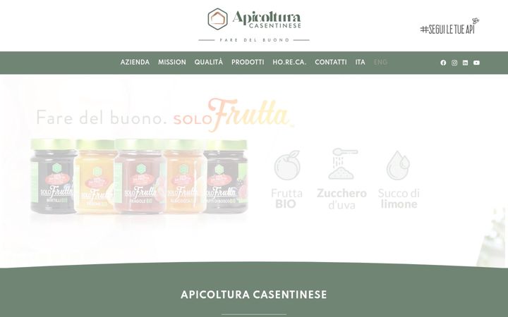 Screenshot of apicolturacasentinese.com