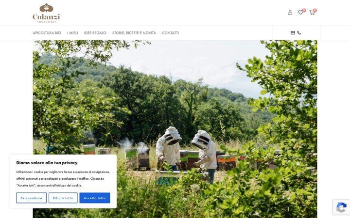 Screenshot of apicolturacolanzi.com