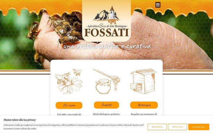 Screenshot of apicolturafossati.com