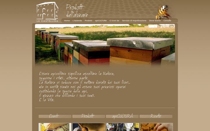 Screenshot of apicolturalacastellina.it