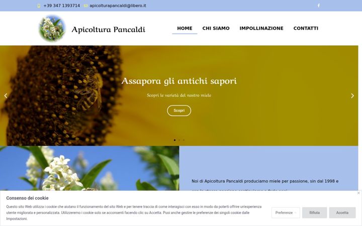 Screenshot of apicolturapancaldi.it