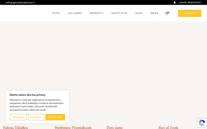 Screenshot di apicolturaprina.it