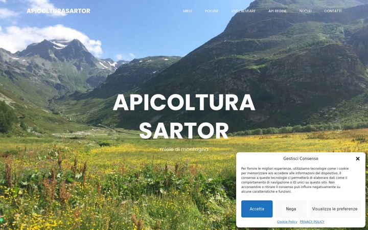 Screenshot of apicolturasartor.it
