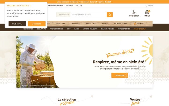 Screenshot of apiculture.net