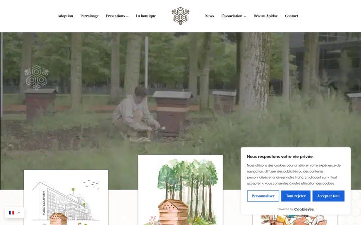 Skærmbillede af apidae.ch