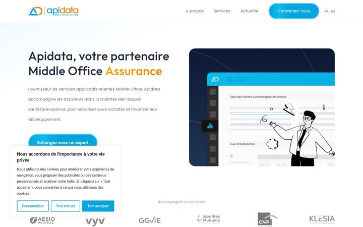 Screenshot of apidata.fr