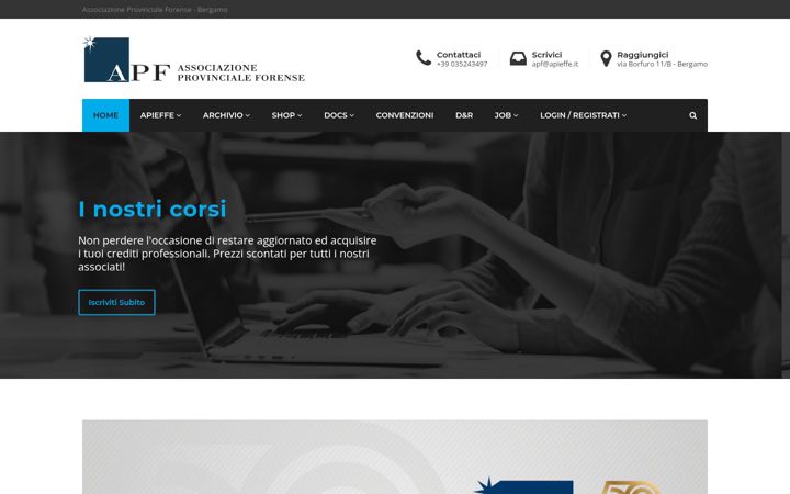 Screenshot of apieffe.it