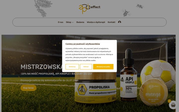 Екранна снимка на apieffect.pl