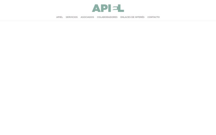 Screenshot of apiel.es