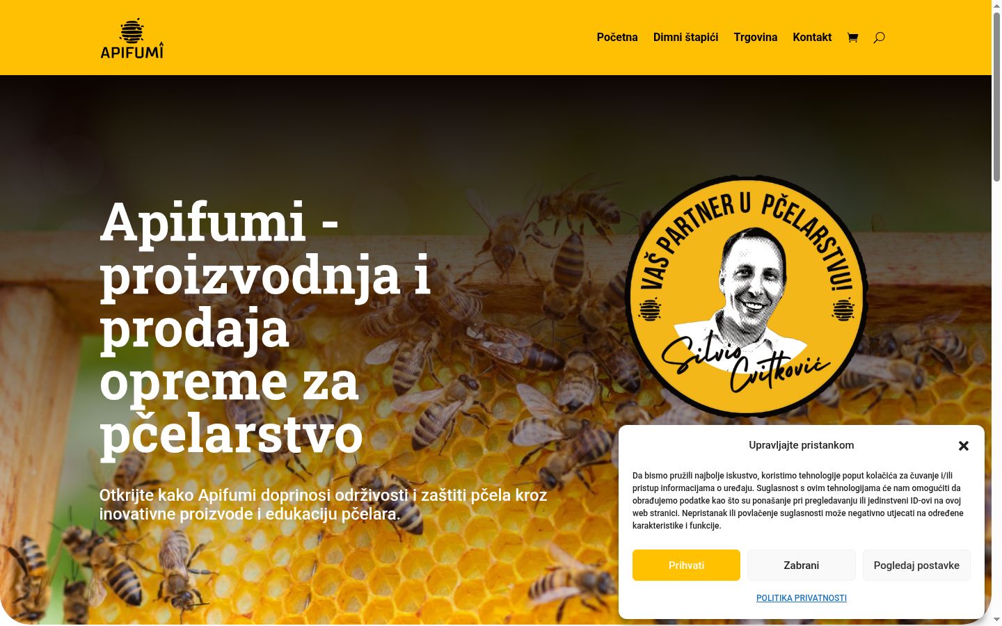 Zrzut ekranu banera zgody wyświetlanego przed jakąkolwiek interakcją