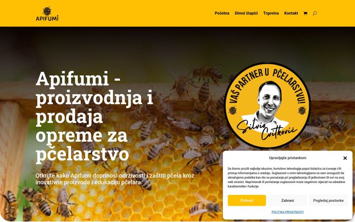 Ekrano kopija apifumi.com