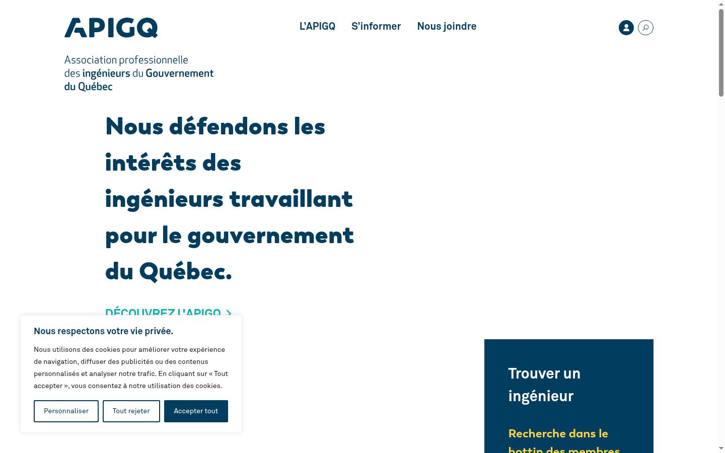Screenshot tal-banner tal-kunsens muri qabel kwalunkwe interazzjoni