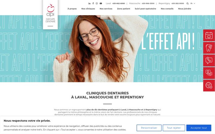 Screenshot of apigroupe.com
