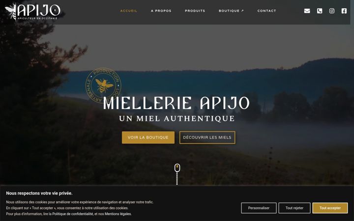 Screenshot of apijo.fr