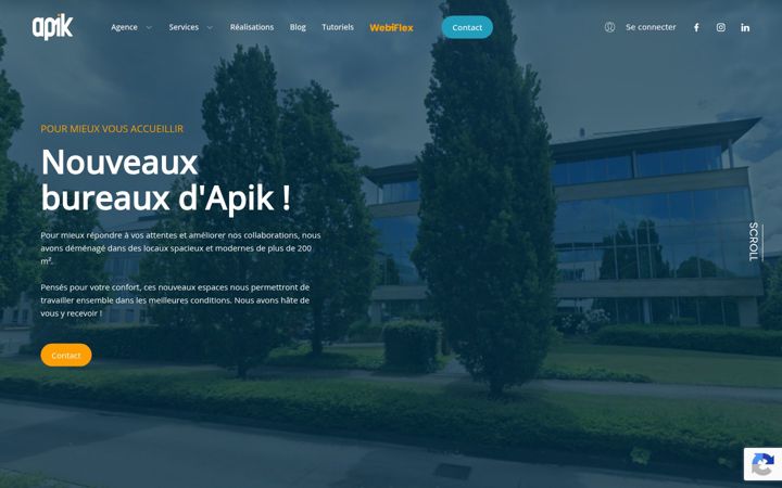 Screenshot of apik.be