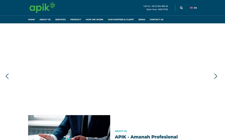Screenshot of apik.co.id