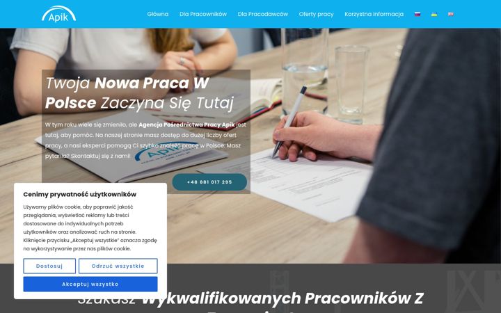 Snimka zaslona za apik.com.pl