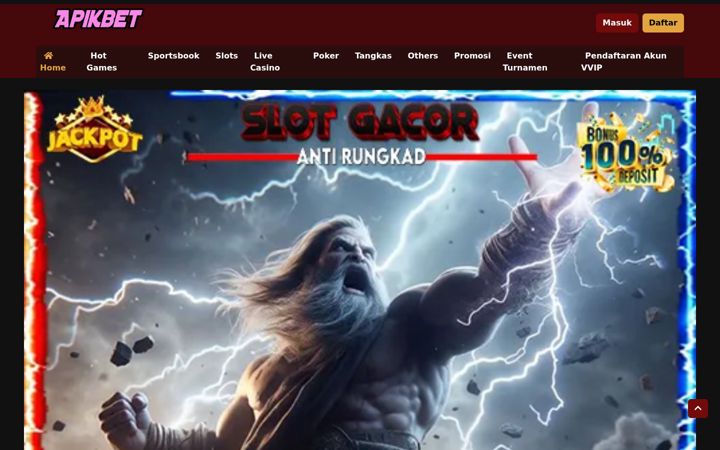 Screenshot of apikbet.net