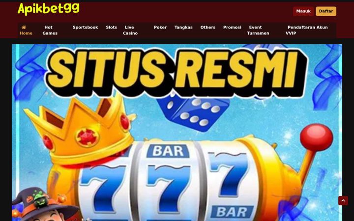 Screenshot of apikbet99.com