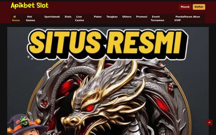 Screenshot of apikbetslot.com