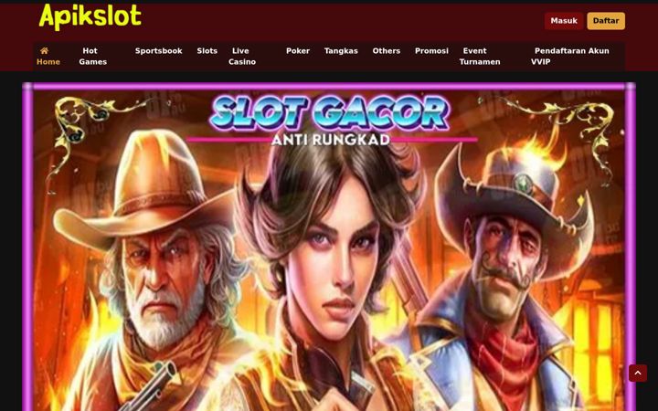 Screenshot of apikslot.net