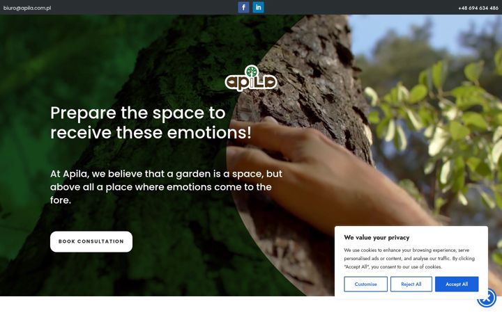 Screenshot of apila.com.pl
