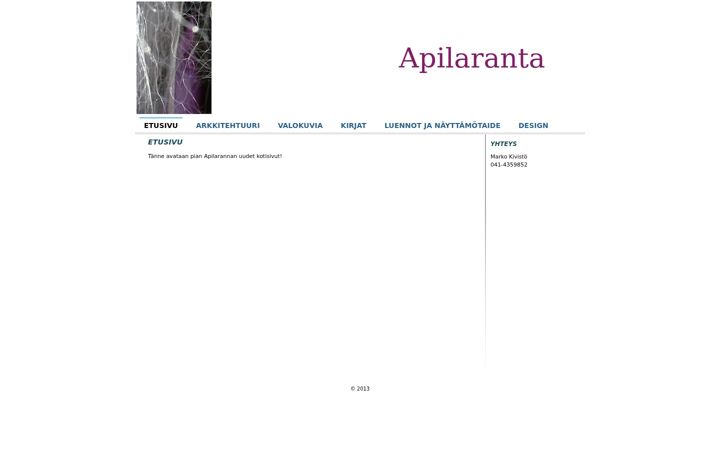 Screenshot of apilaranta.fi